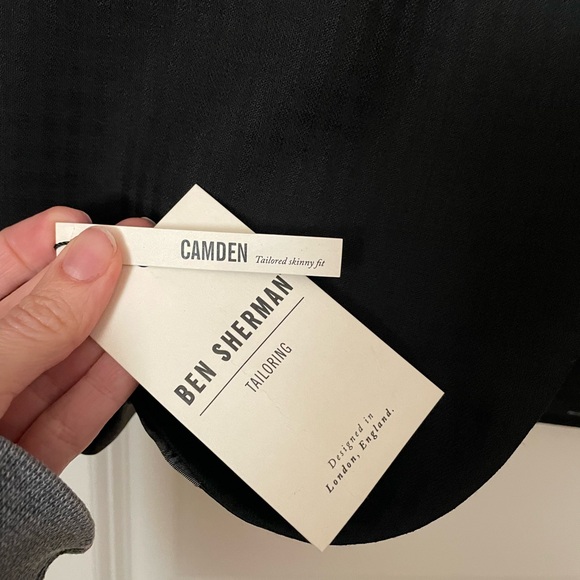 NWT Ben Sherman Camden Tailored Suit in Black size 32R - Picture 2 of 8